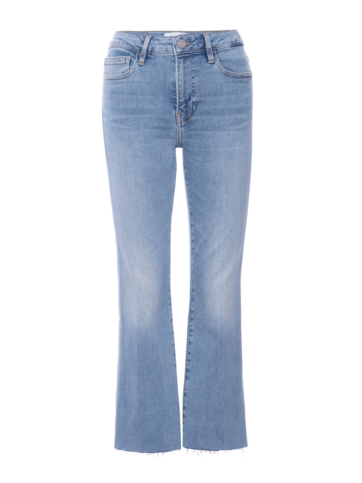 FRAME Le Crop Mini Boot Step Fray in Colorado