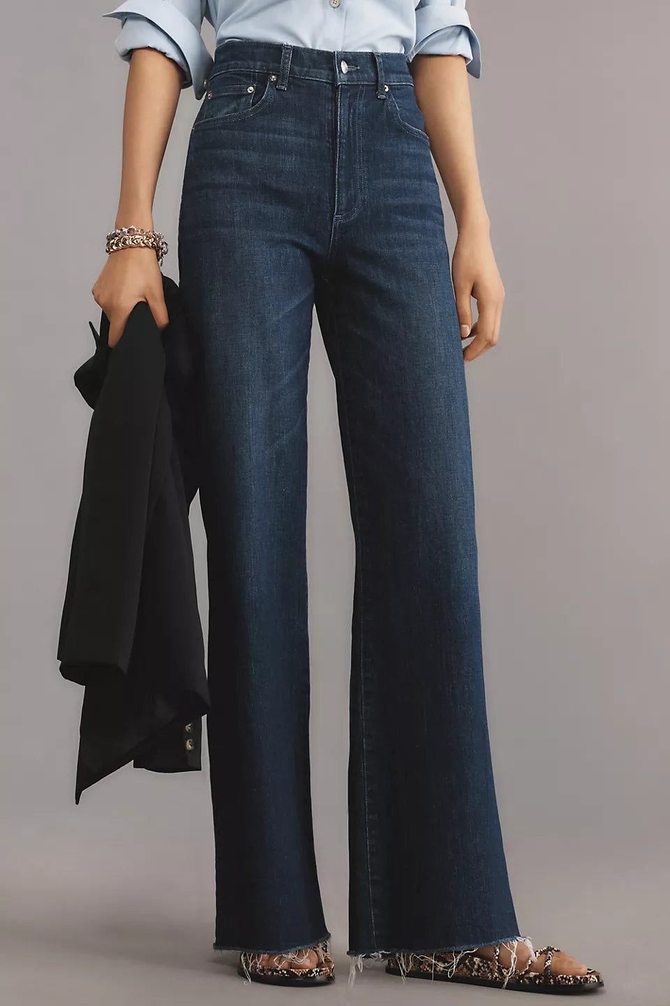 LE JEAN Column Trouser High Rise in Millie
