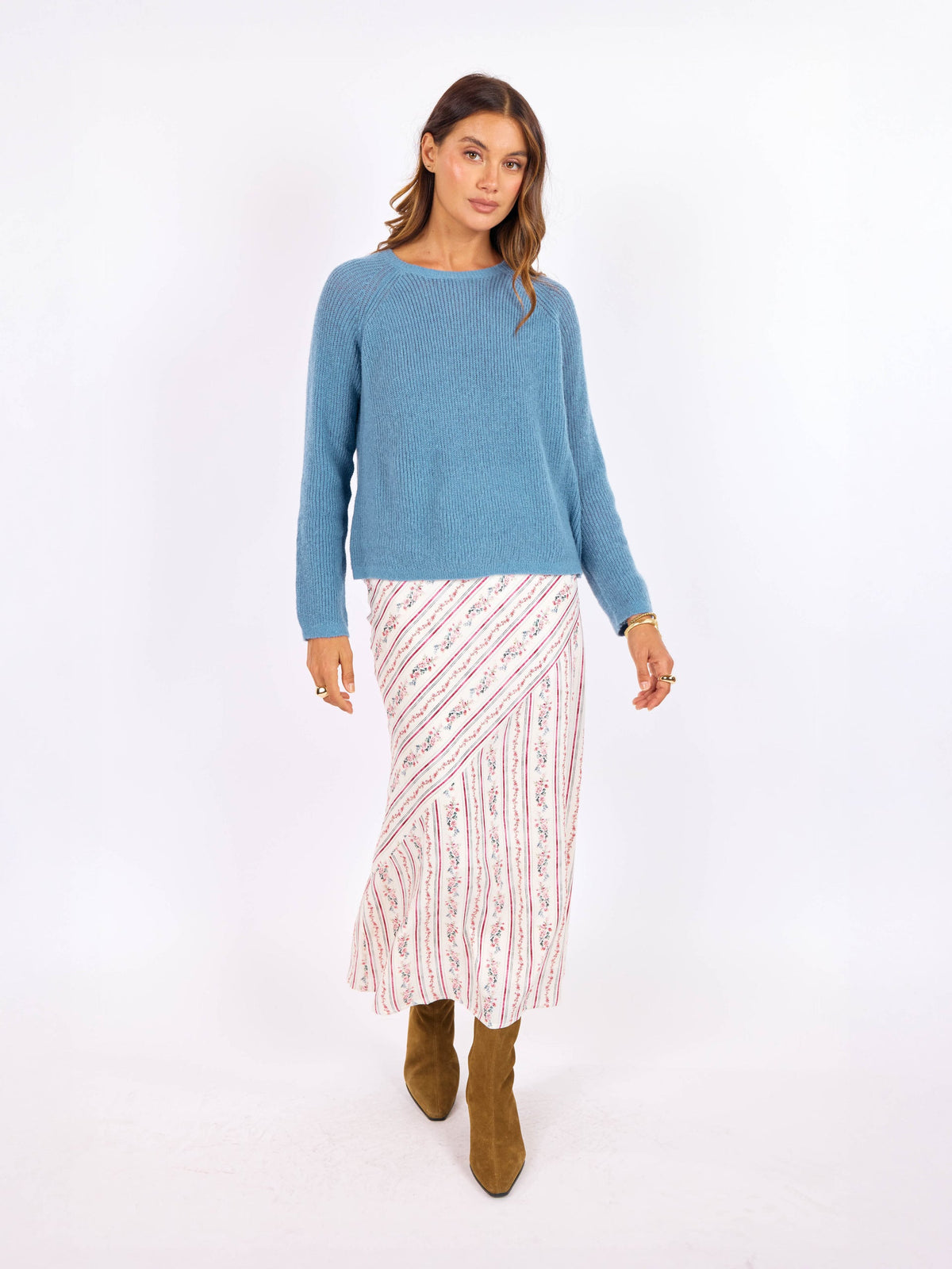 SAGE THE LABEL Fountain Open Back Sweater