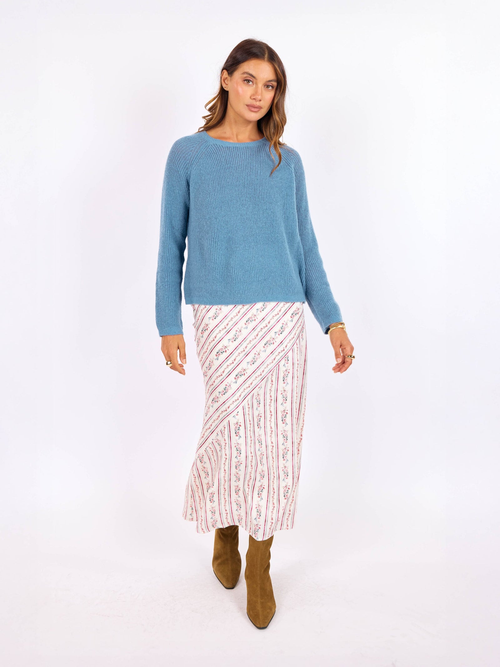 SAGE THE LABEL Fountain Open Back Sweater