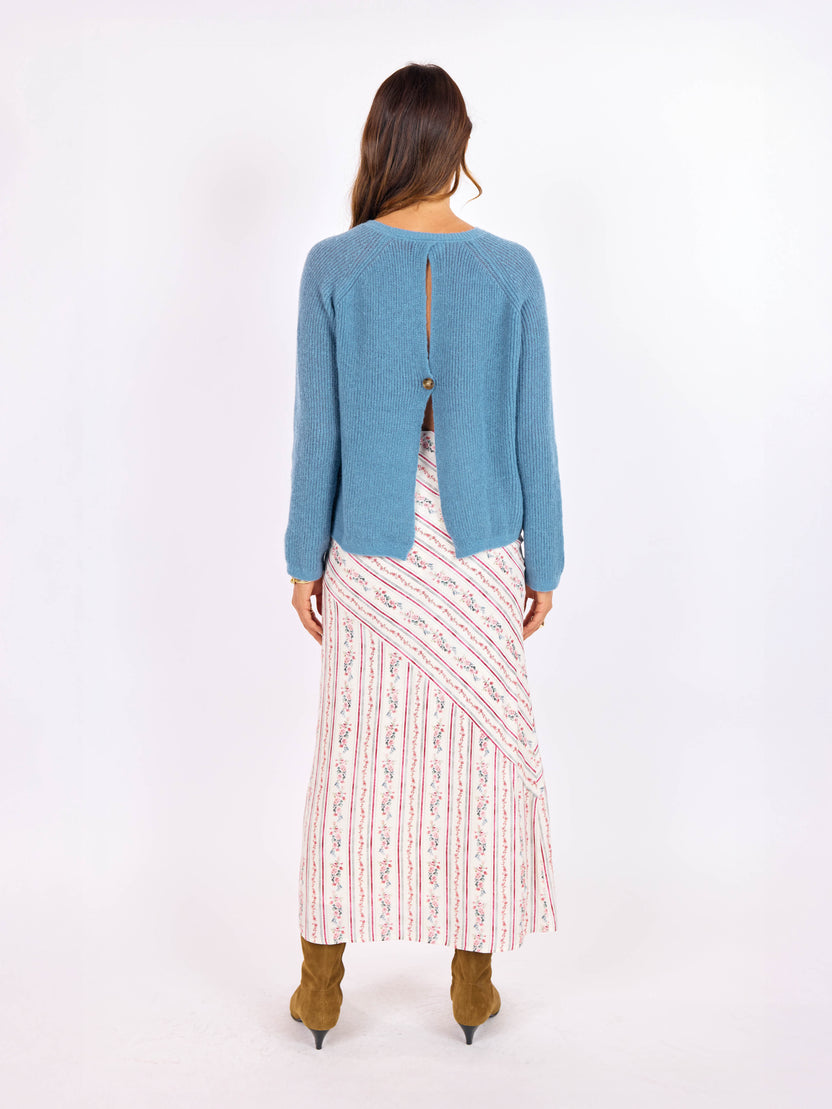 SAGE THE LABEL Fountain Open Back Sweater