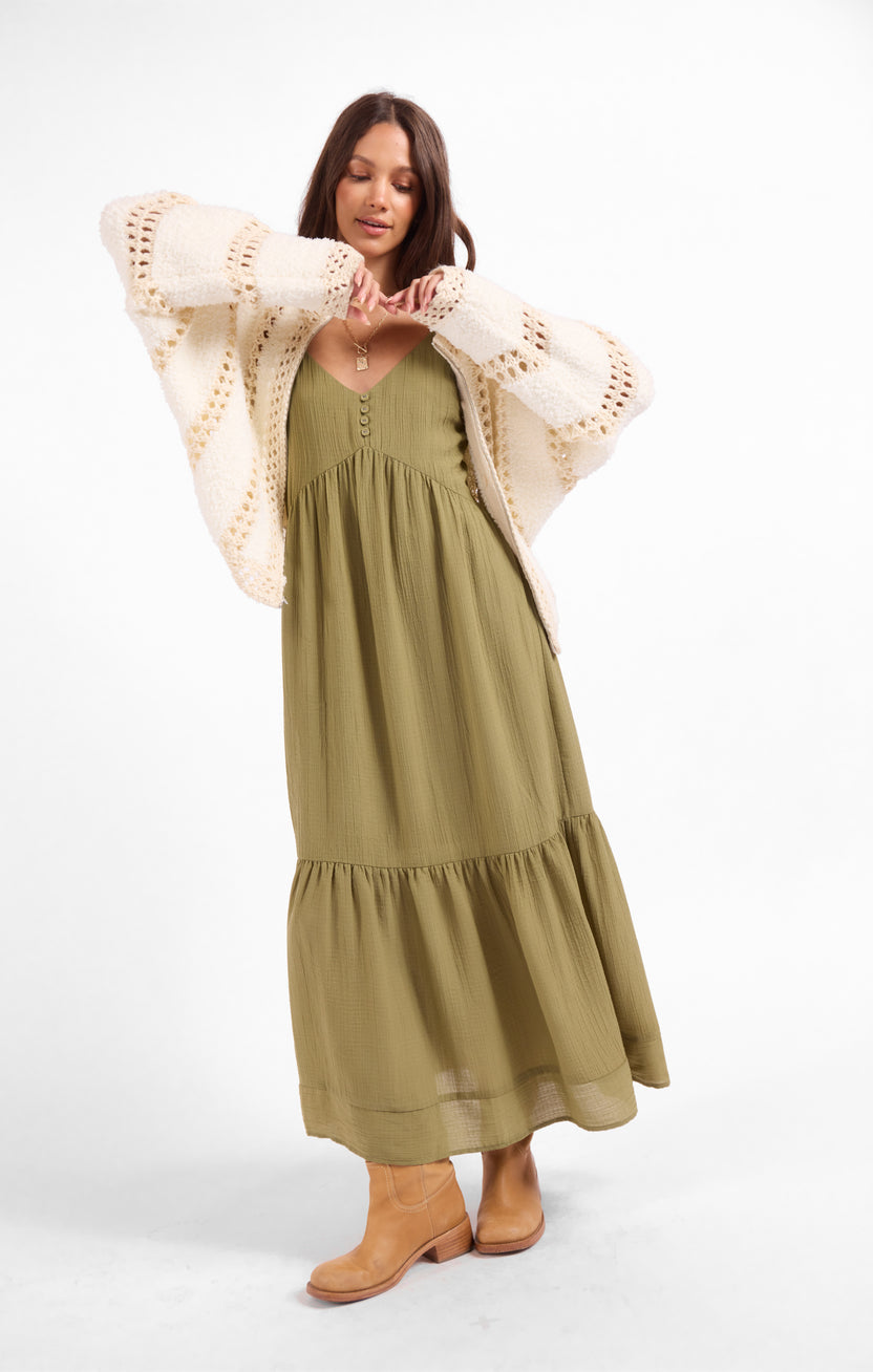 SAGE THE LABEL Fluffy Clouds Zip Sweater