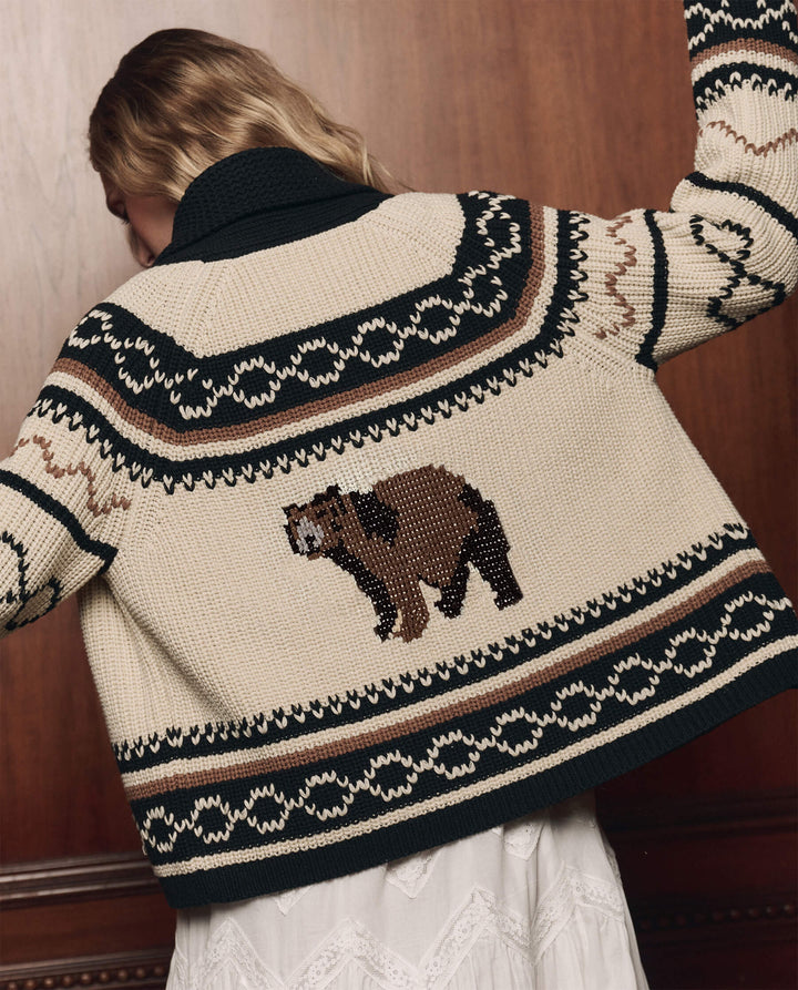 THE GREAT. The Bear Lodge Cardigan