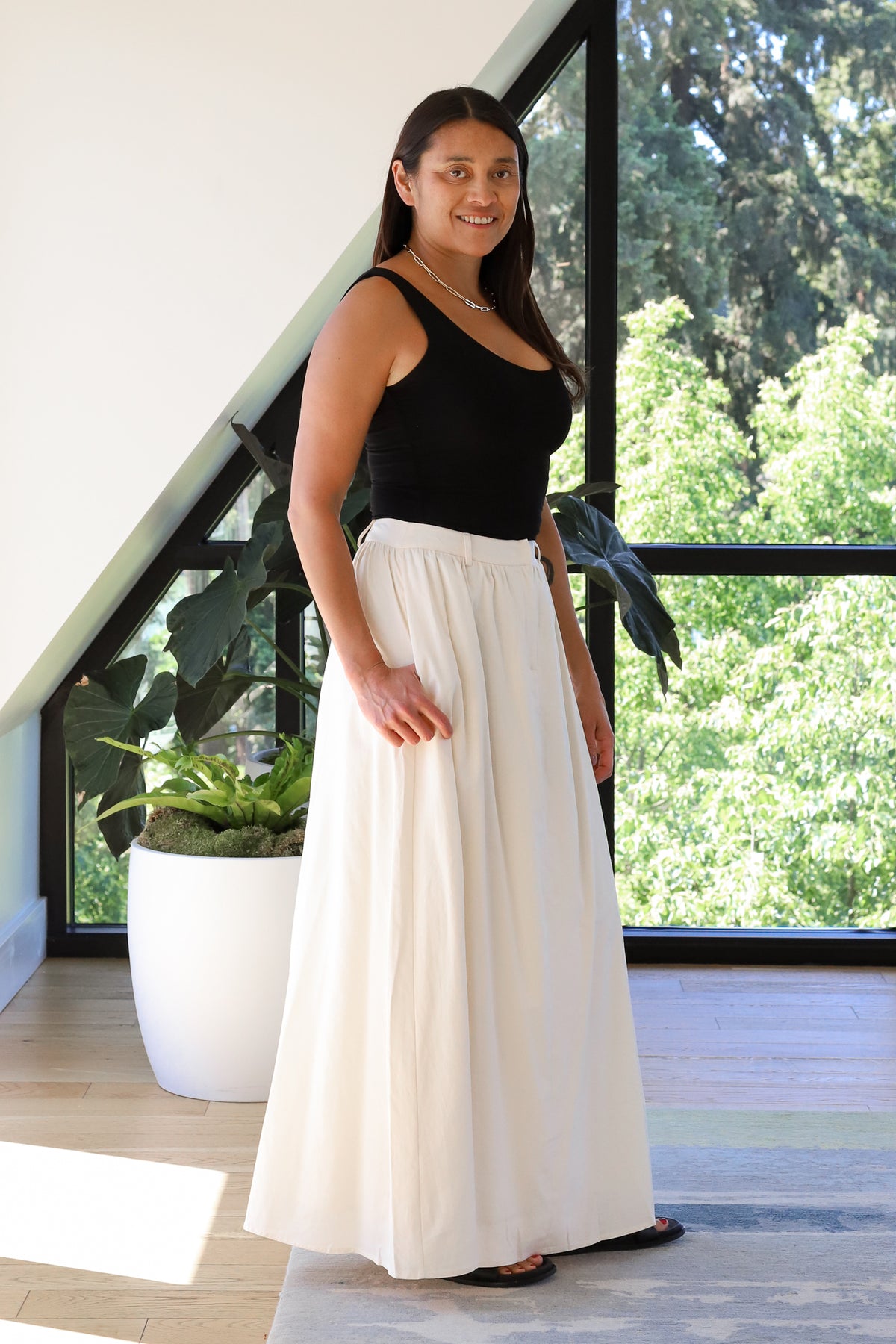 Line &amp; Dot Day Dream Midi Skirt