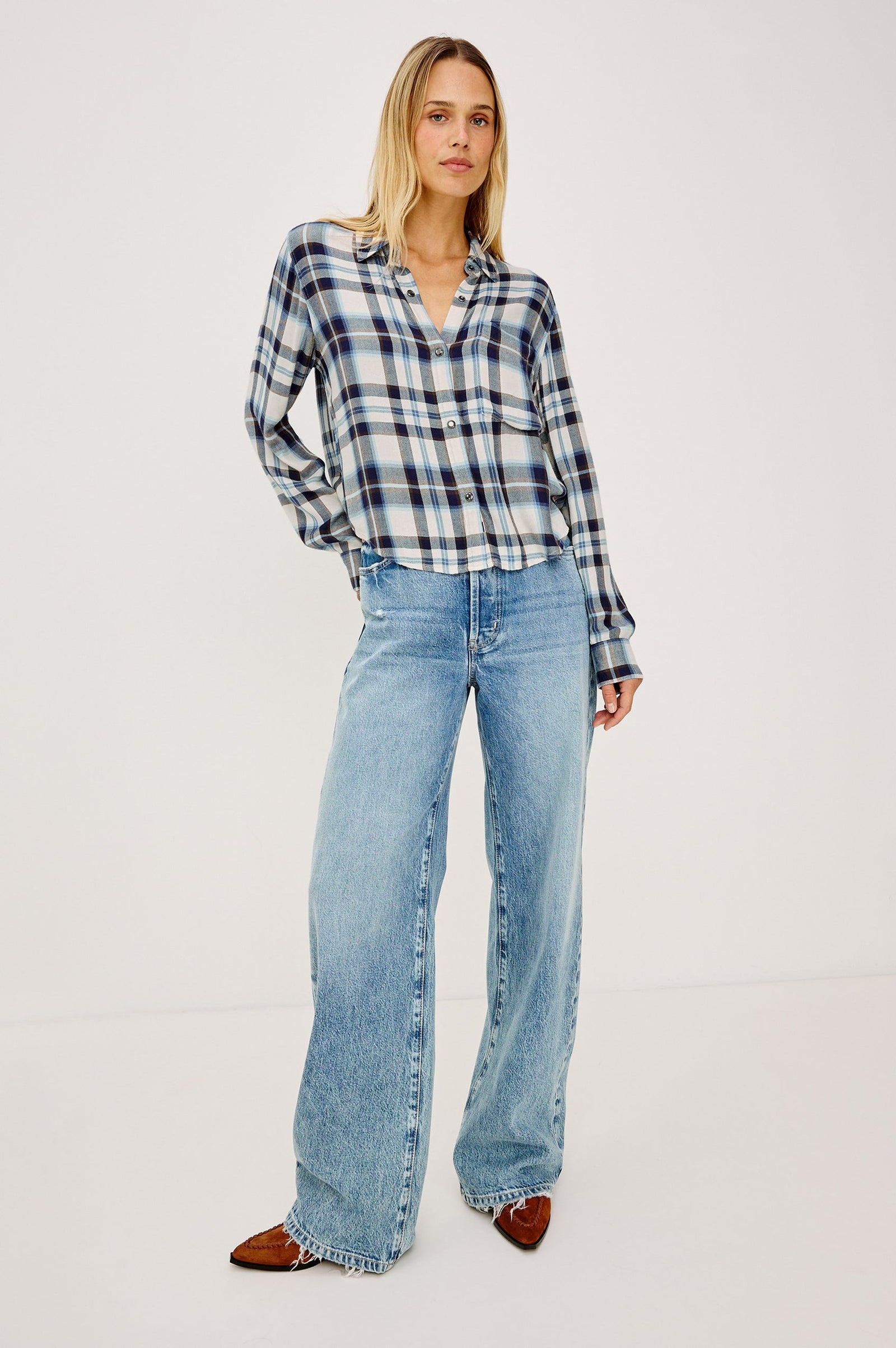 Rails Malin Shirt Ecru Midnight