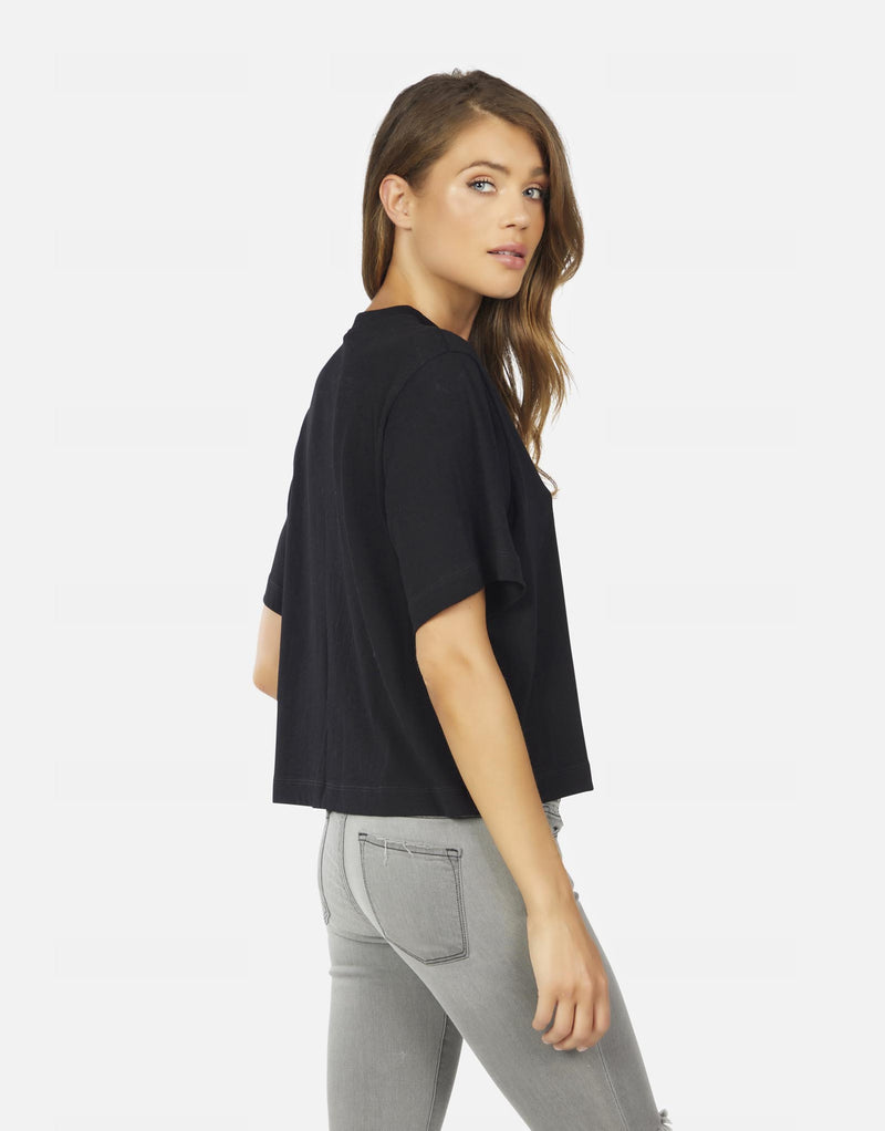 Michael Lauren Hester S/S Oversized Crop Tee