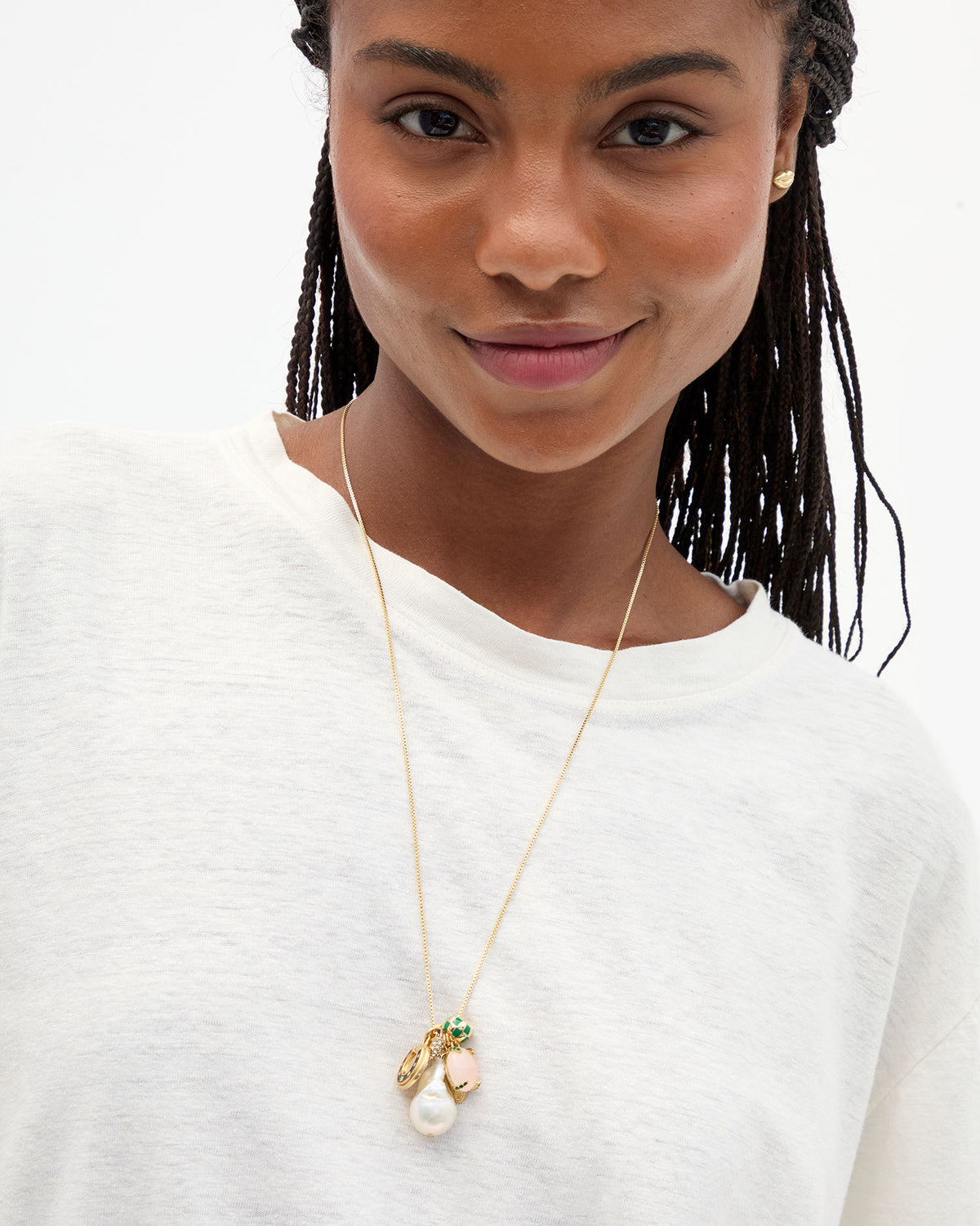 Clare V. Margaux Charm Necklace - 24