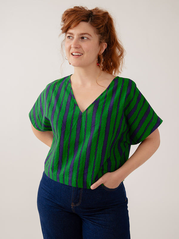 Mata Traders Riley V-Neck Dolman Top