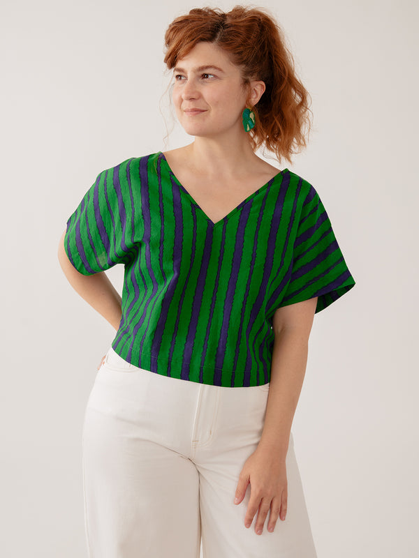 Mata Traders Riley V-Neck Dolman Top