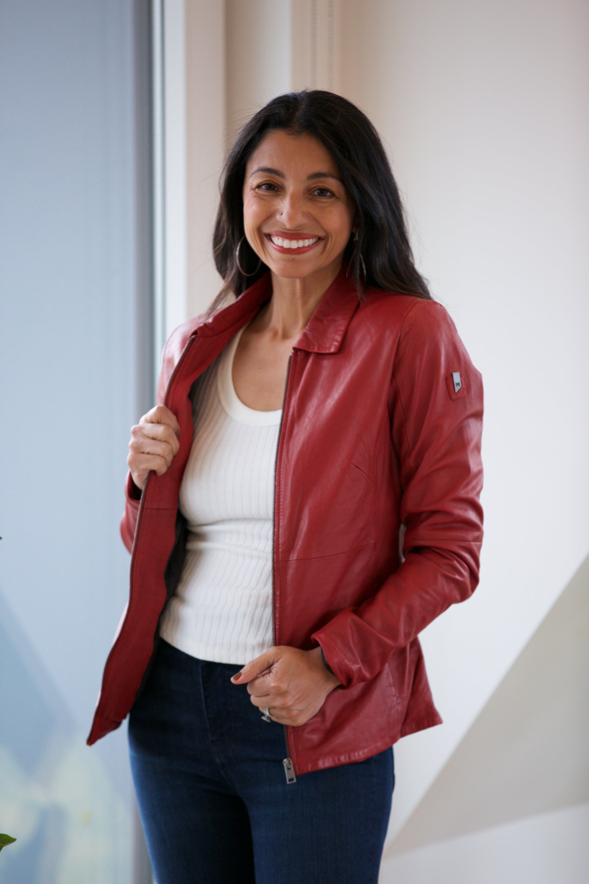 MAURITIUS 2024 WOMEN'S LEATHER JACKET