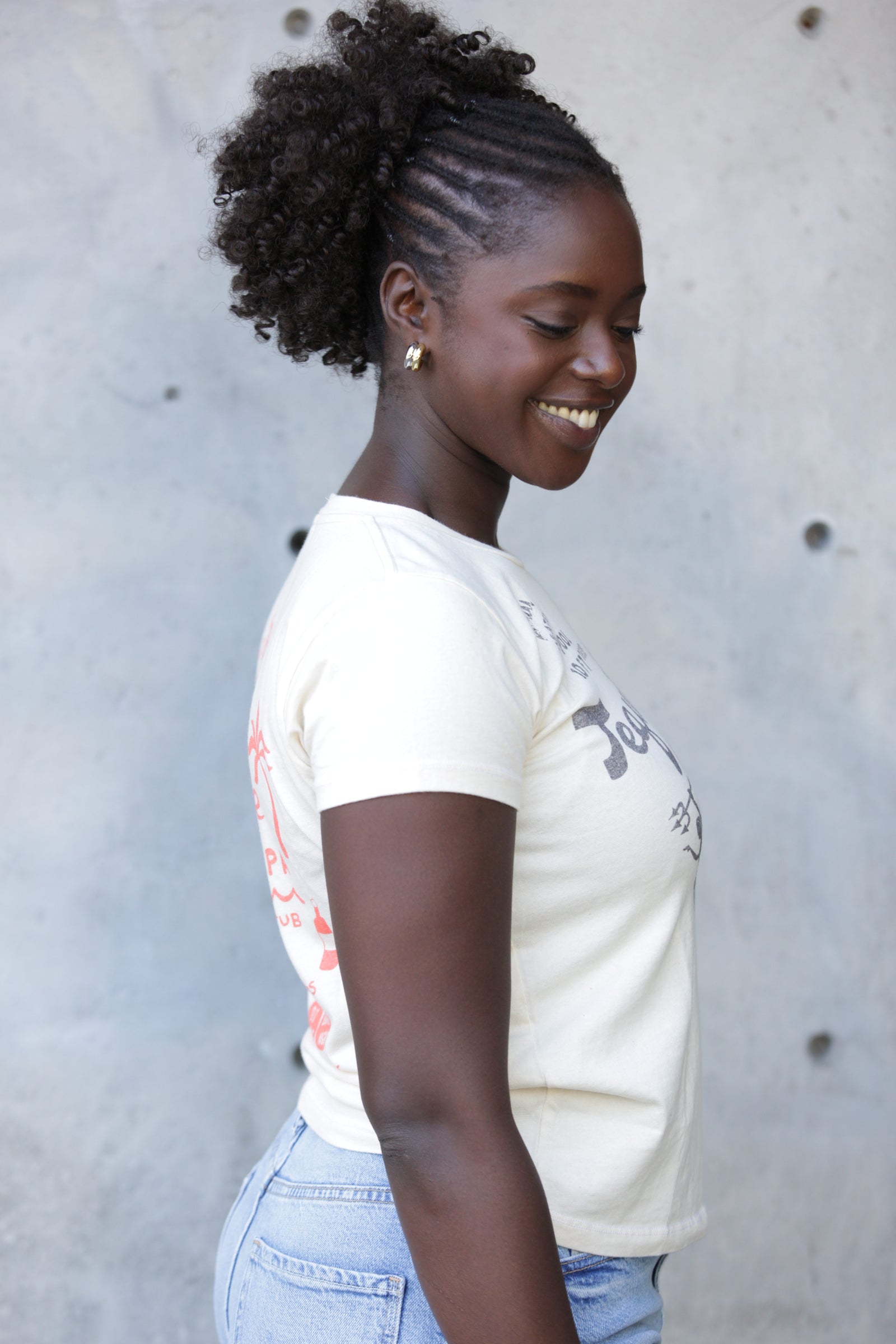 Mother Boxy Goodie Goodie Tee in Tequila Sunrise Resort