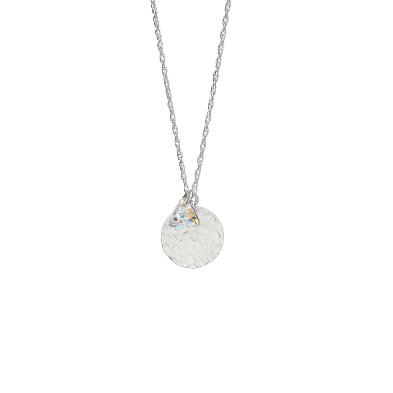 Kenda Kist Mini Medallion Necklace Silver