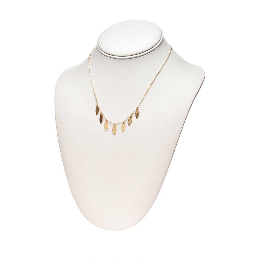 Kenda Kist Sequin Leaves Necklace