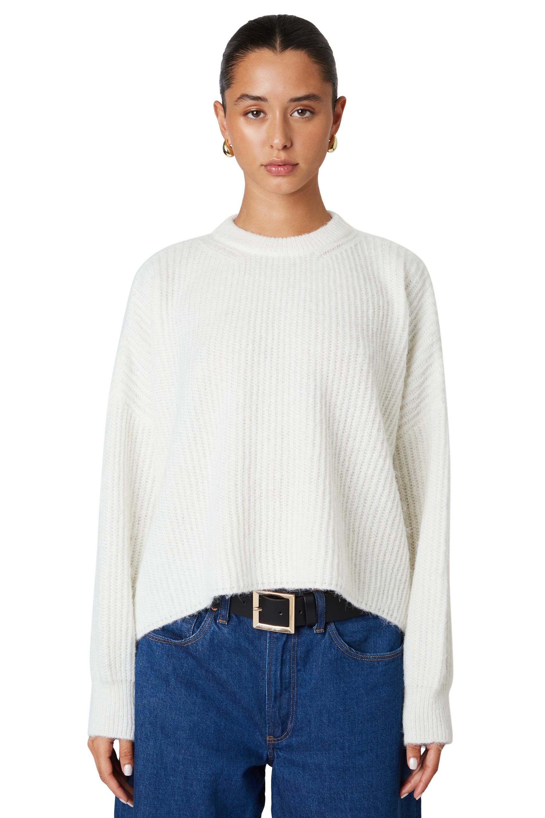 NIA Ariana Sweater White