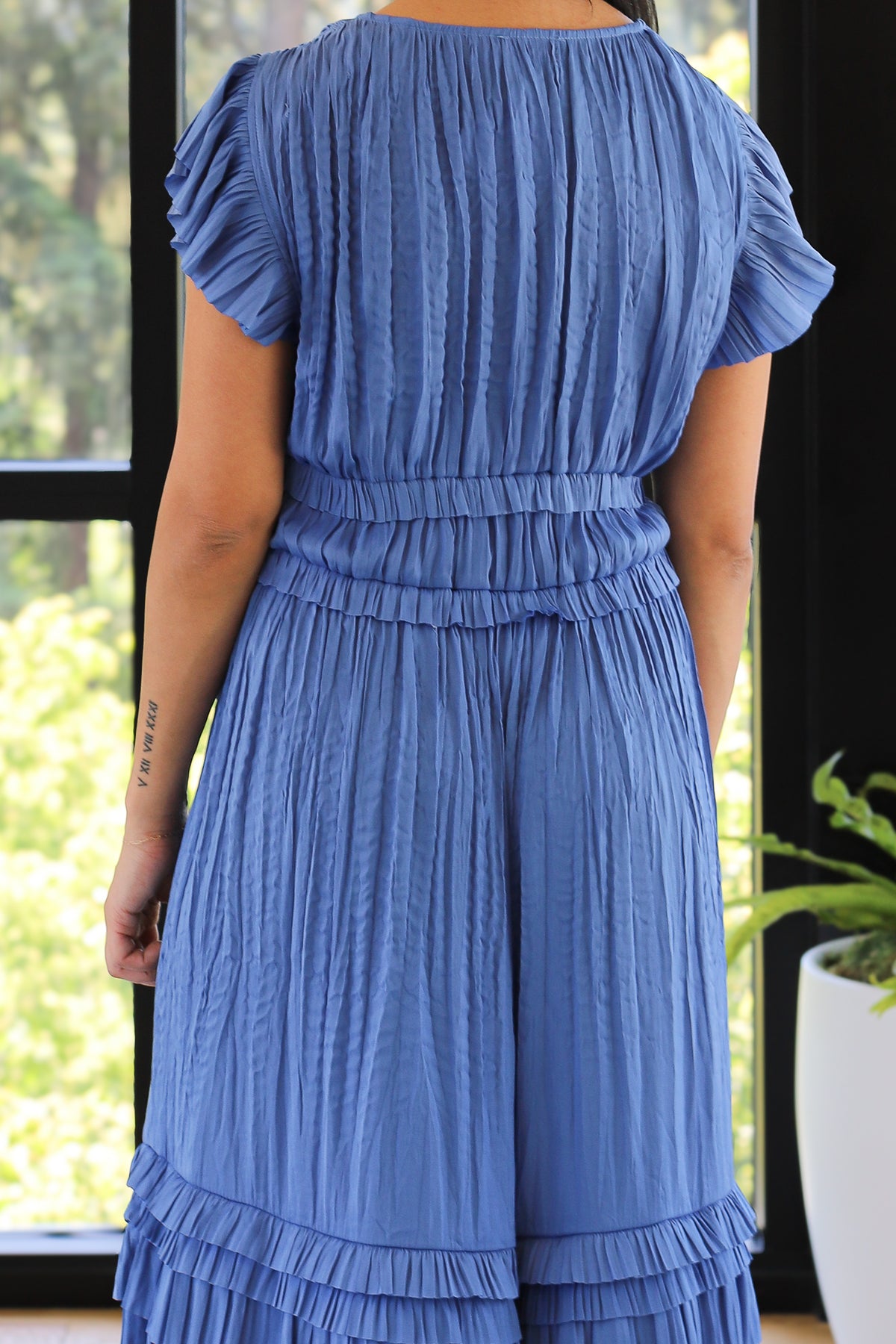 NYLAND Amelia S/S Ruffle Long Dress