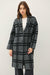 NYLAND Ollie Oversized Plaid Sweater Coat