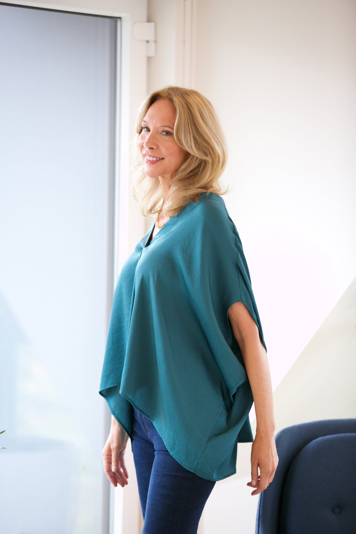 NYLAND Adelaide Double Notched Top