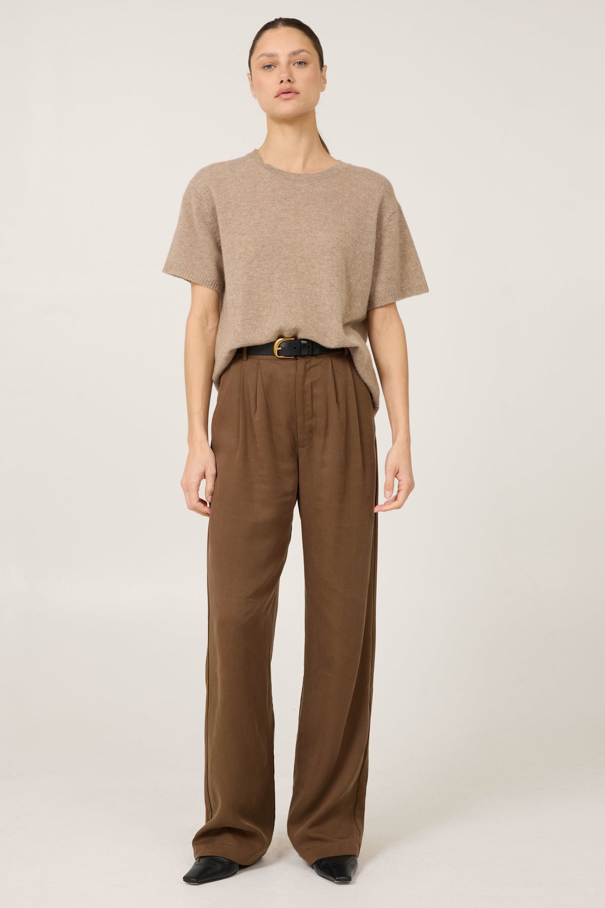 One Grey Day Sloane Cashmere Tshirt