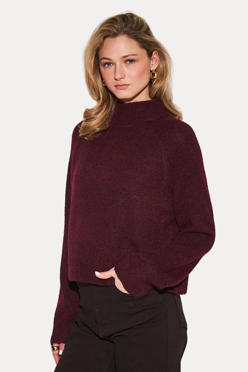 John + Jenn Oliver Sweater Merlot