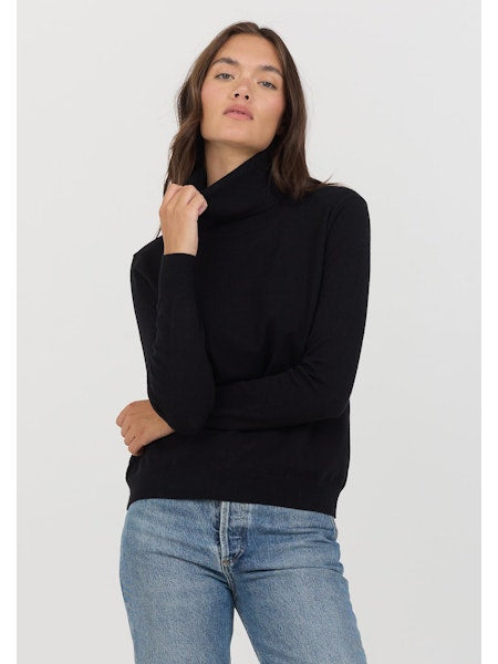Stitches &amp; Stripes Otis Turtleneck Black