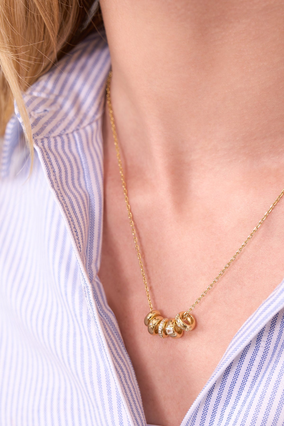 Electric Picks Oak Necklace