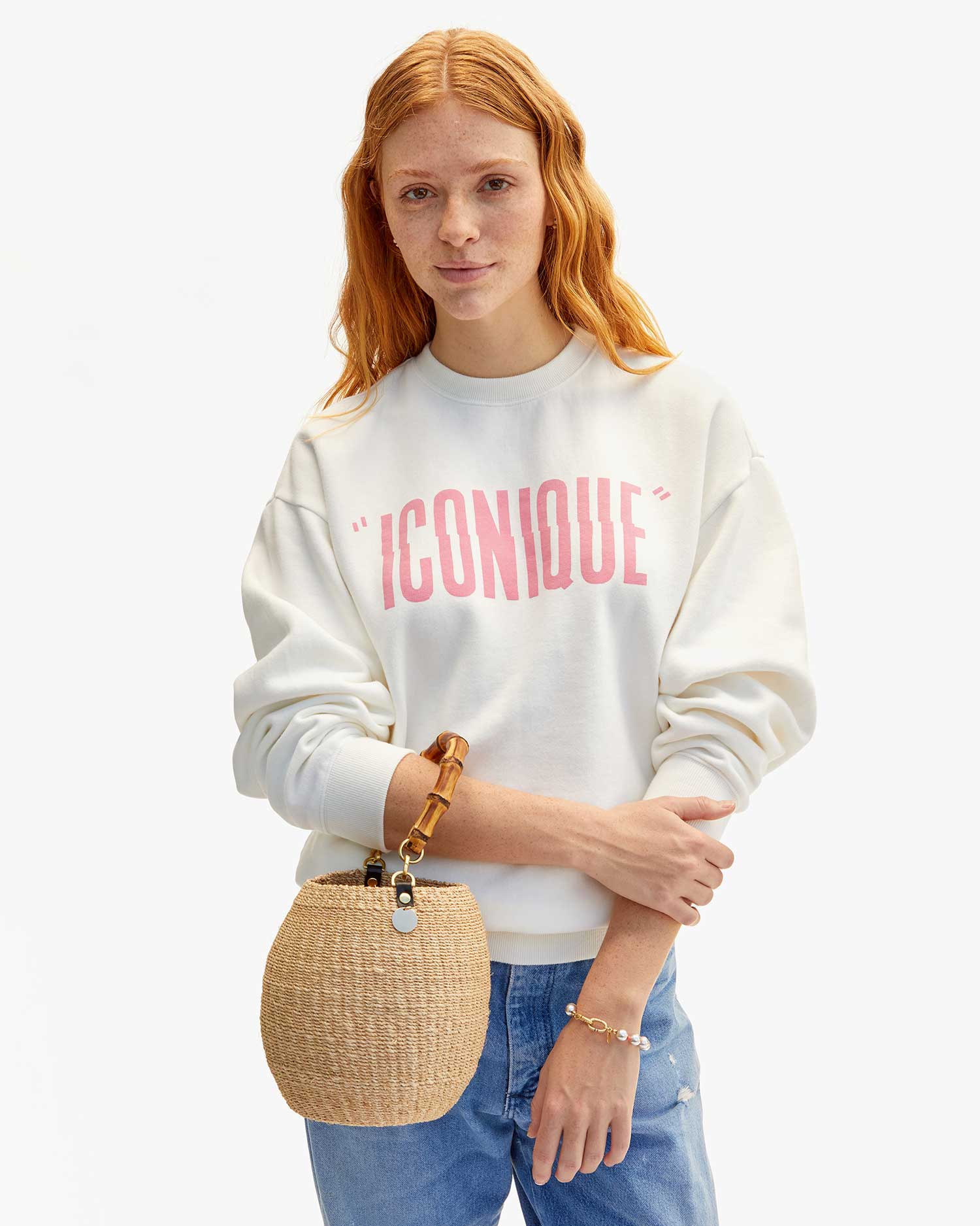 Clare V. Iconique Oversized Sweatshirt