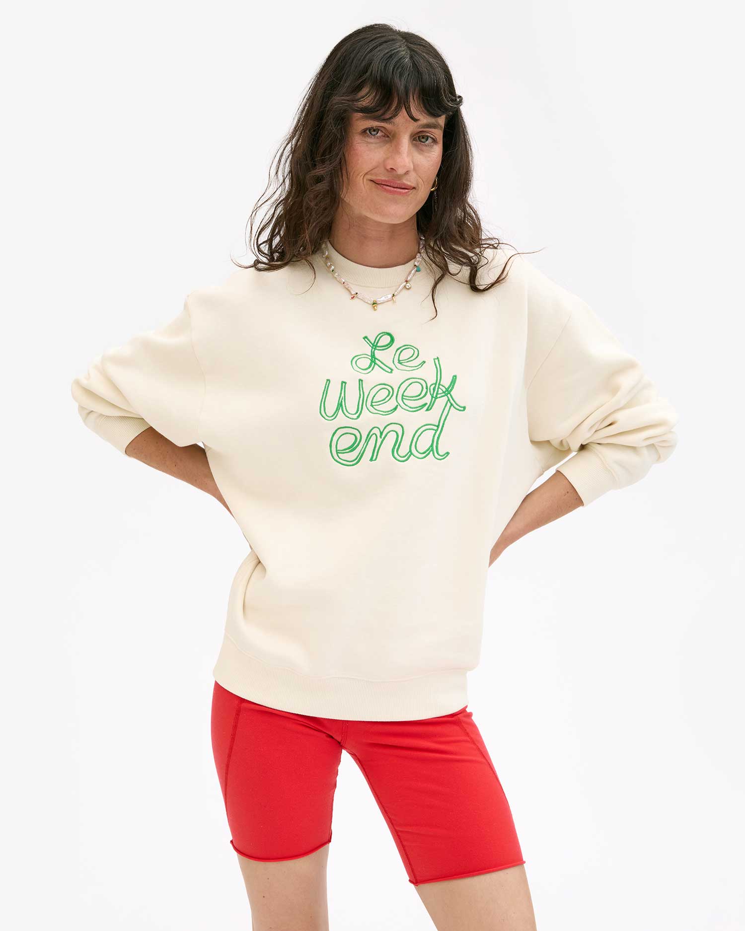 Clare V. Le Weekend Oversized Sweatshirt