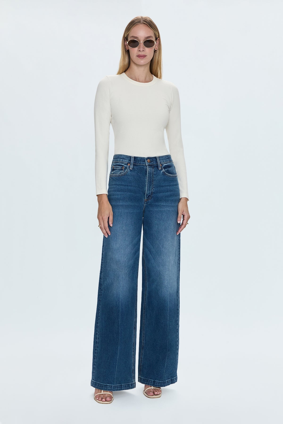 PISTOLA Lana Wide Leg Jean in Cider