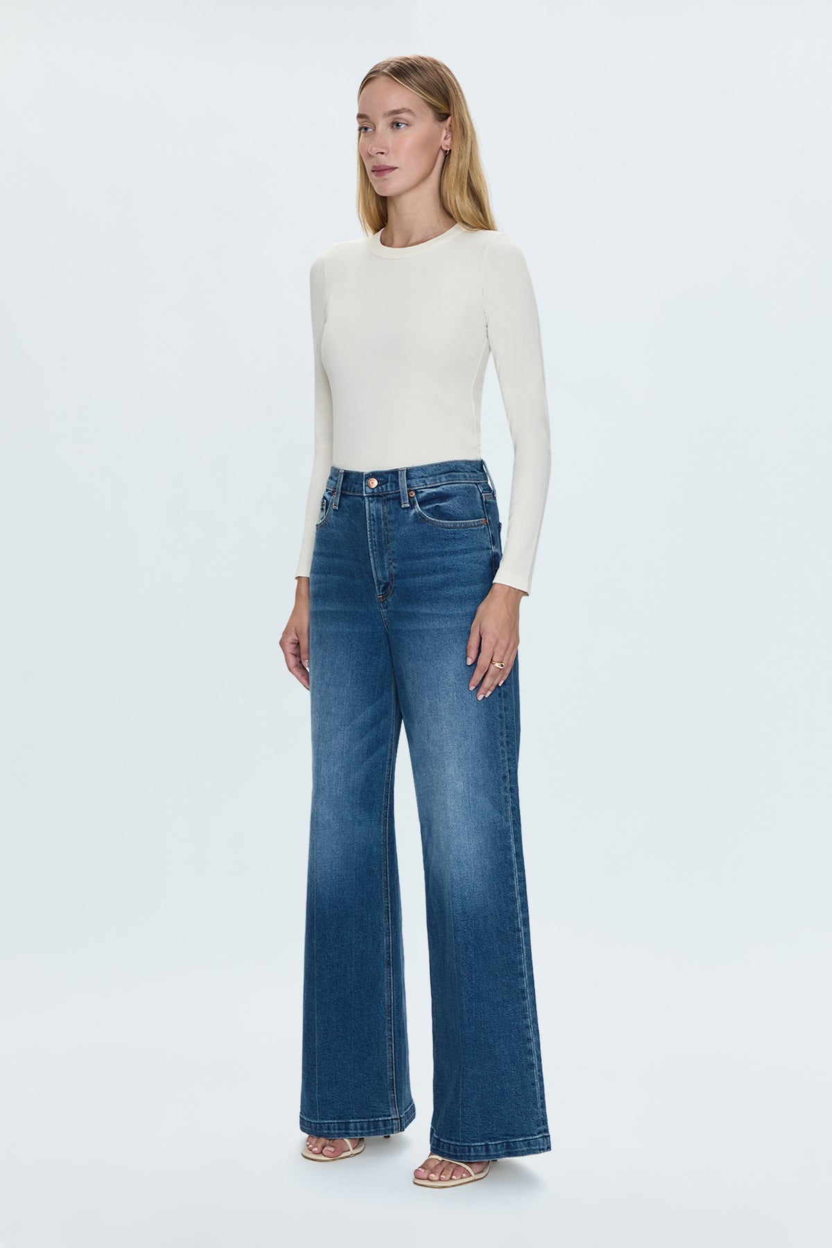 PISTOLA Lana Wide Leg Jean in Cider