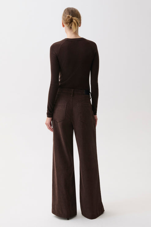 PISTOLA Jadyn Low Slung Palazzo Wide Leg in Mocha