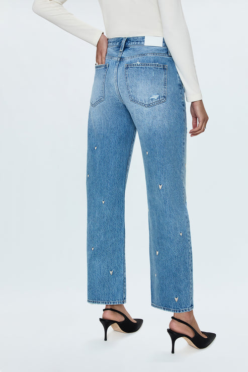 PISTOLA Lexi Mid Rise Bowed in Confetti Vintage