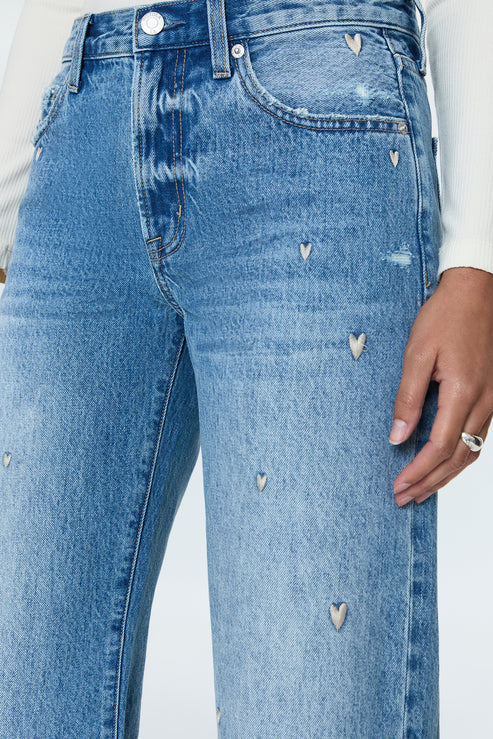 PISTOLA Lexi Mid Rise Bowed in Confetti Vintage