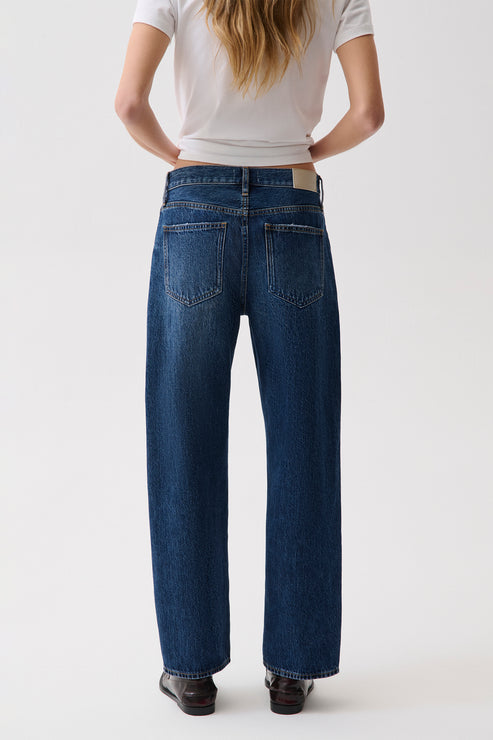 PISTOLA Lexi Mid Rise Bowed Straight in Moonwave