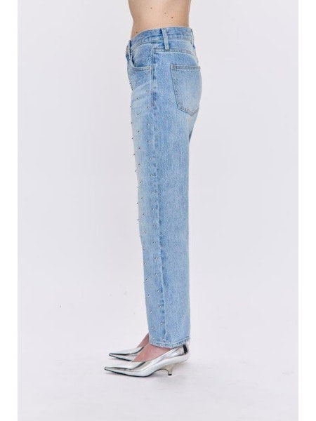 PISTOLA Lexi Mid Rise Bowed Straight in Aries