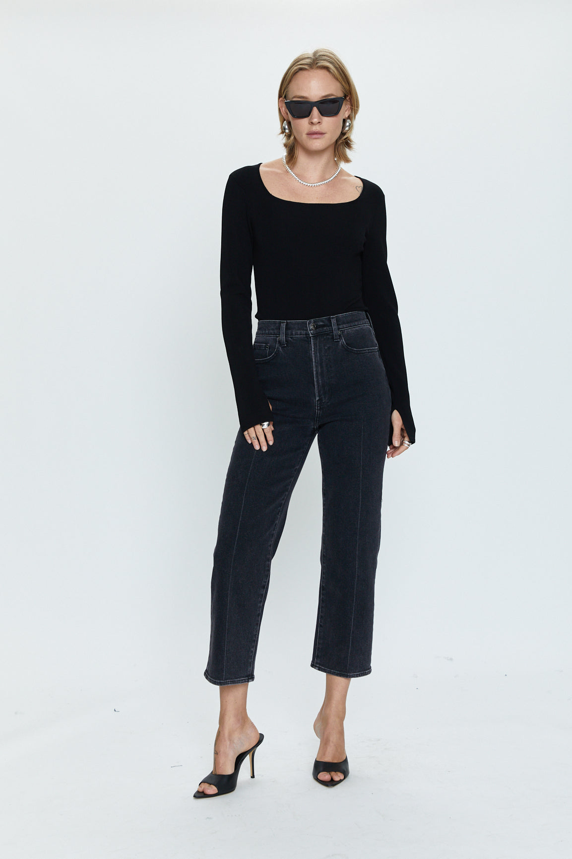 Cassie Super High Rise Straight - Illuminating – Pistola Denim