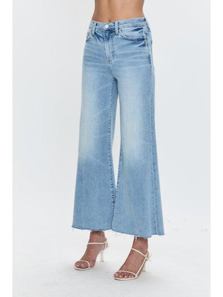 PISTOLA Izzy Mid Rise Wide Leg in Strive