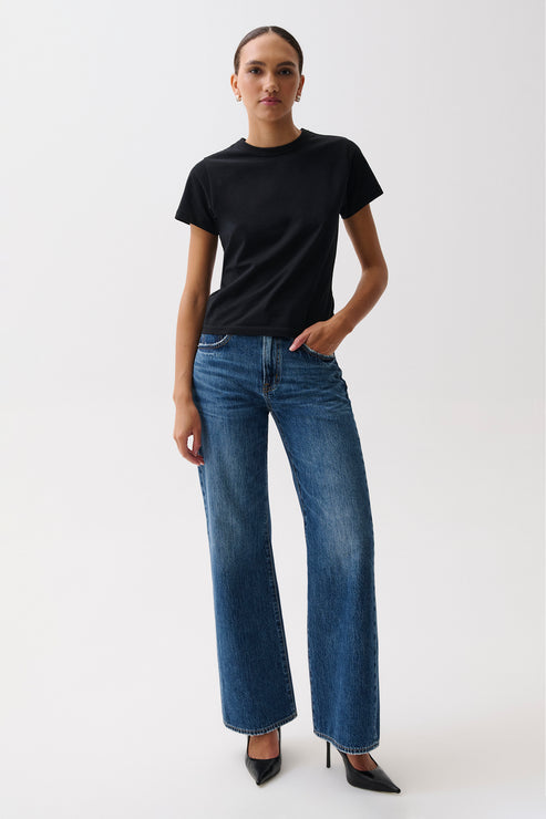 PISTOLA Larsen Relaxed Flare in Daring