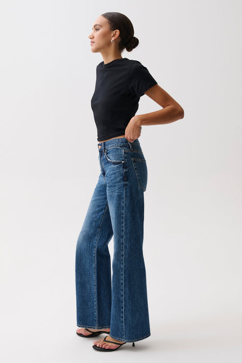 PISTOLA Larsen Relaxed Flare in Daring