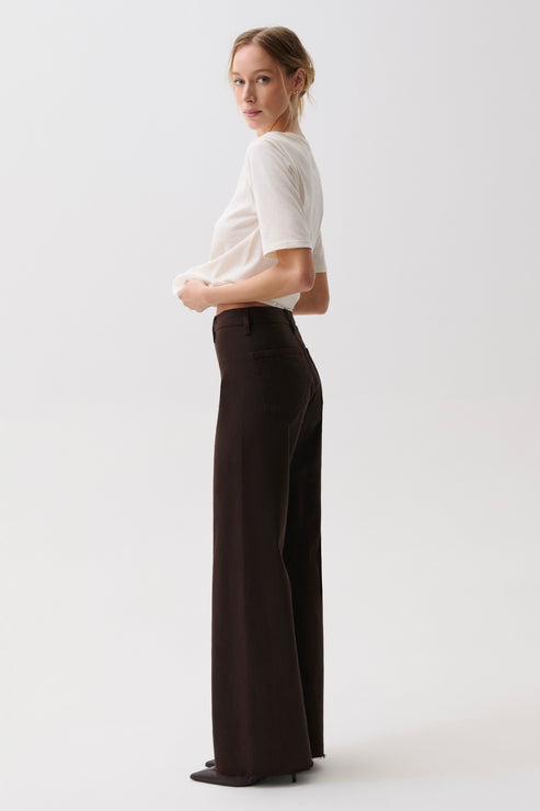 PISTOLA Penny High Rise Wide Leg in Mocha