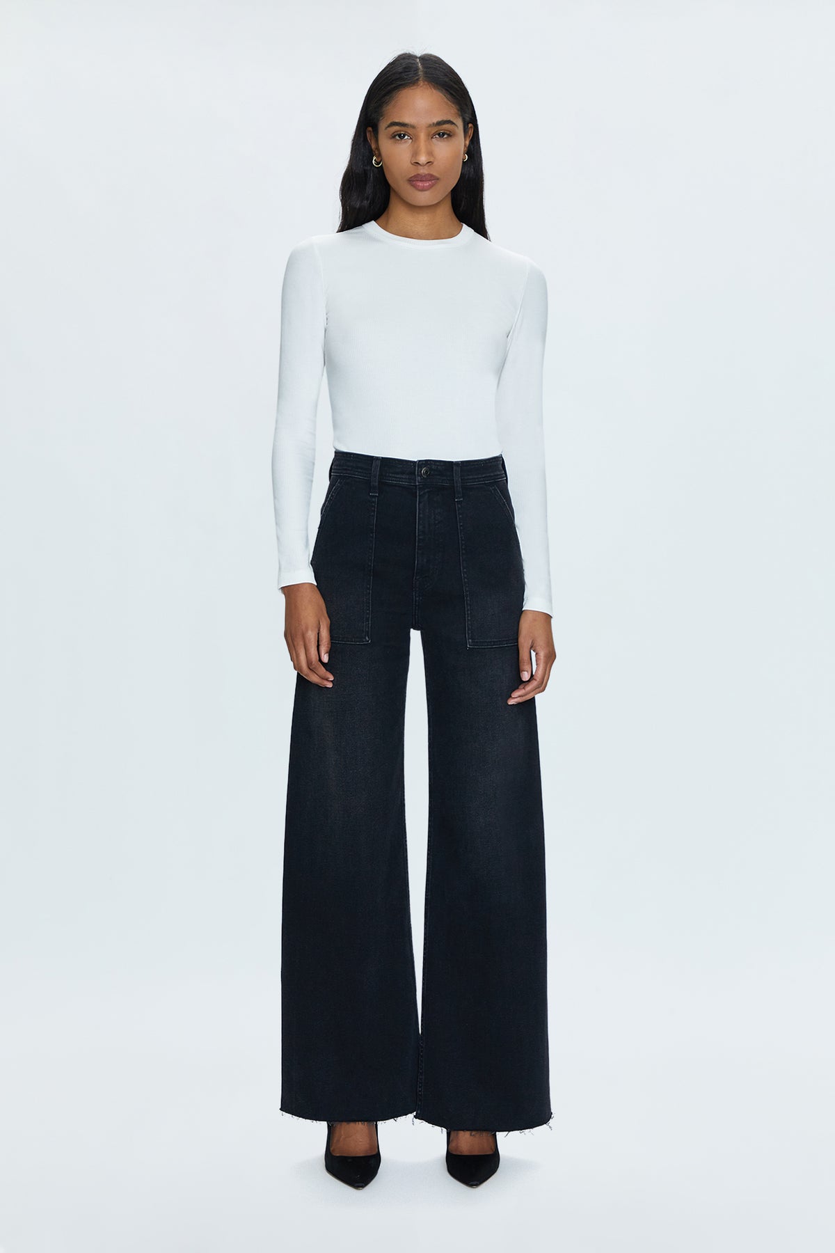 PISTOLA Penny Utility Wide Leg in Collins