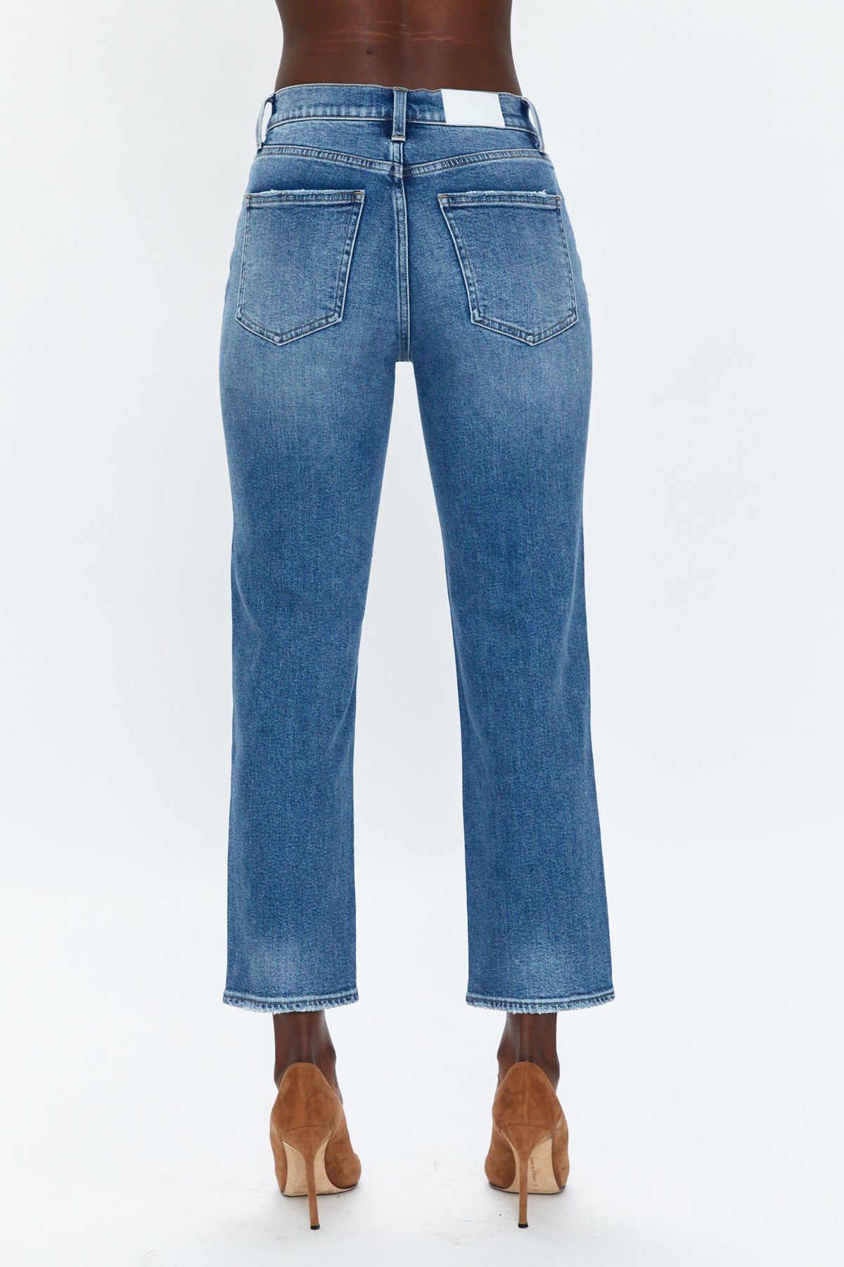 PISTOLA Charlie High Rise Classic Straight Ankle in Westminster