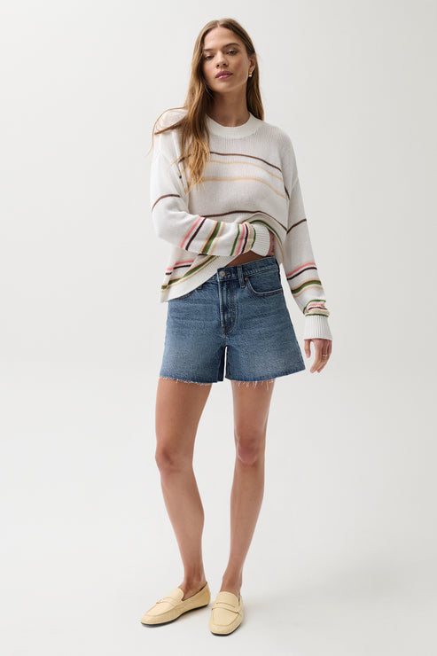 PISTOLA Kennedy Relaxed Mid Rise Cut Off in Cityscape