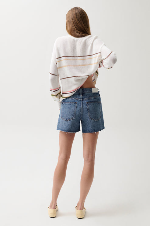 PISTOLA Kennedy Relaxed Mid Rise Cut Off in Cityscape