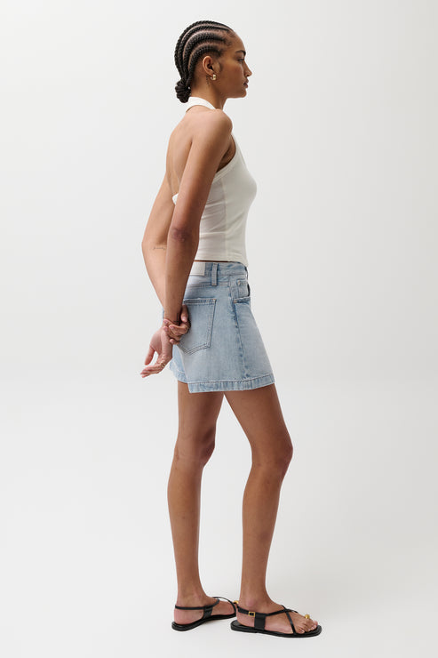 PISTOLA Saige High Rise A-Line Short in Berkeley