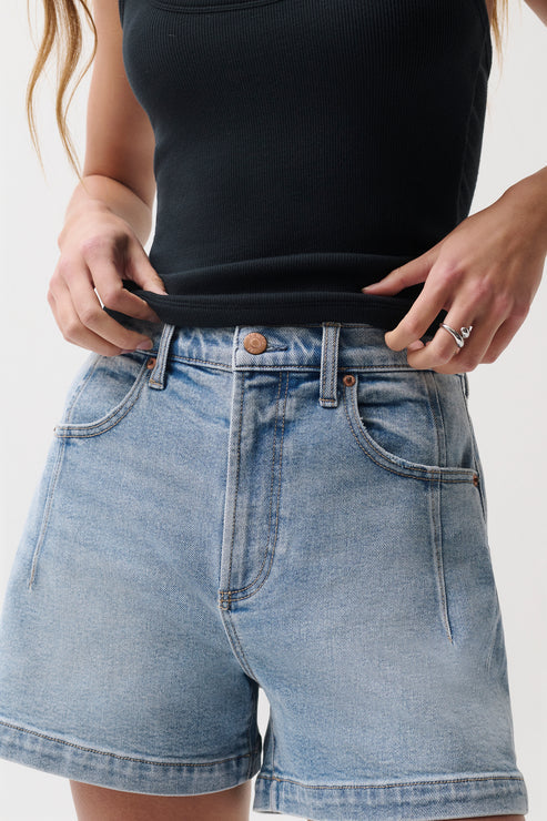 PISTOLA AOKI High Rise A-Line Short w/ Detail