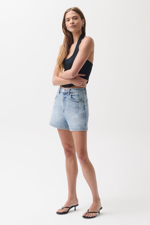 PISTOLA AOKI High Rise A-Line Short w/ Detail