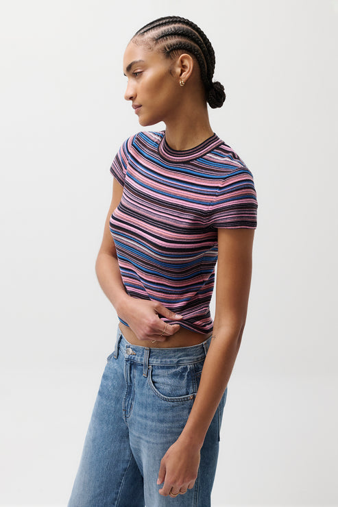 PISTOLA Selene Short Sleeve Sweater Tee