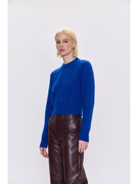 PISTOLA Sara Shrunken Crew Neck Sweater