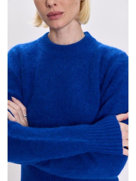 PISTOLA Sara Shrunken Crew Neck Sweater