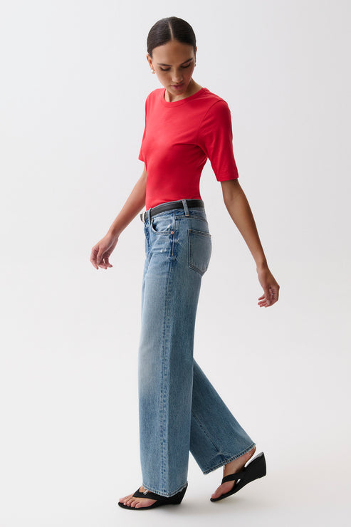 PISTOLA Harlowe Relaxed Baggy in Serpentine Vintage